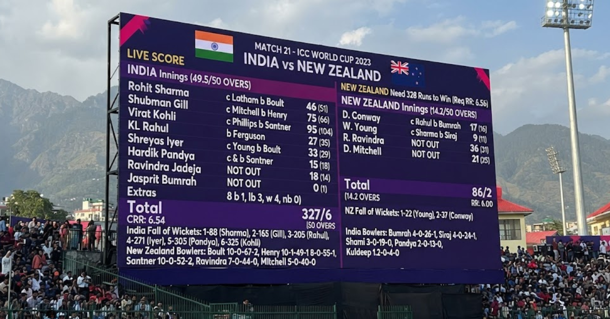 India vs New Zealand Match Scorecard: Full Details