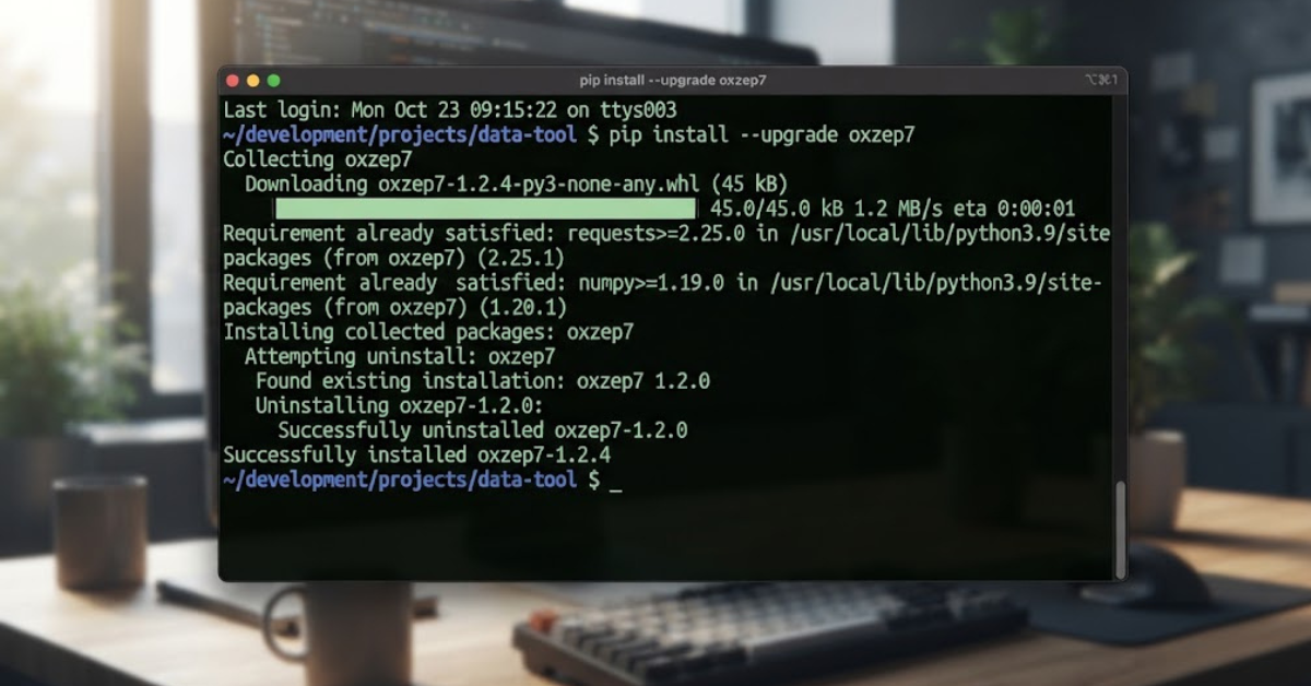 Upgrade Oxzep7 Python: What You Need to Know